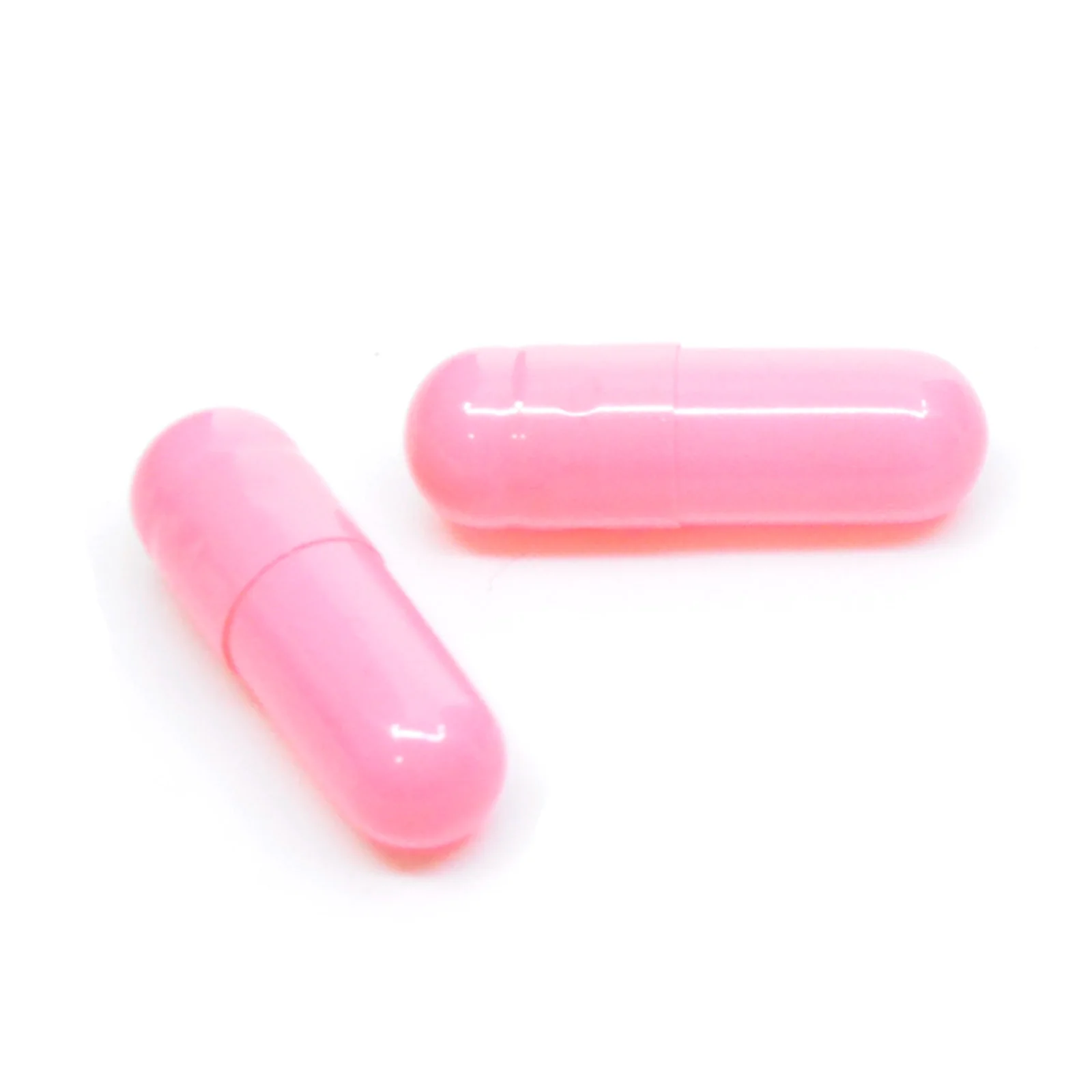 Gelatin Capsules, Size #0 (Pink/Pink) - Image 3
