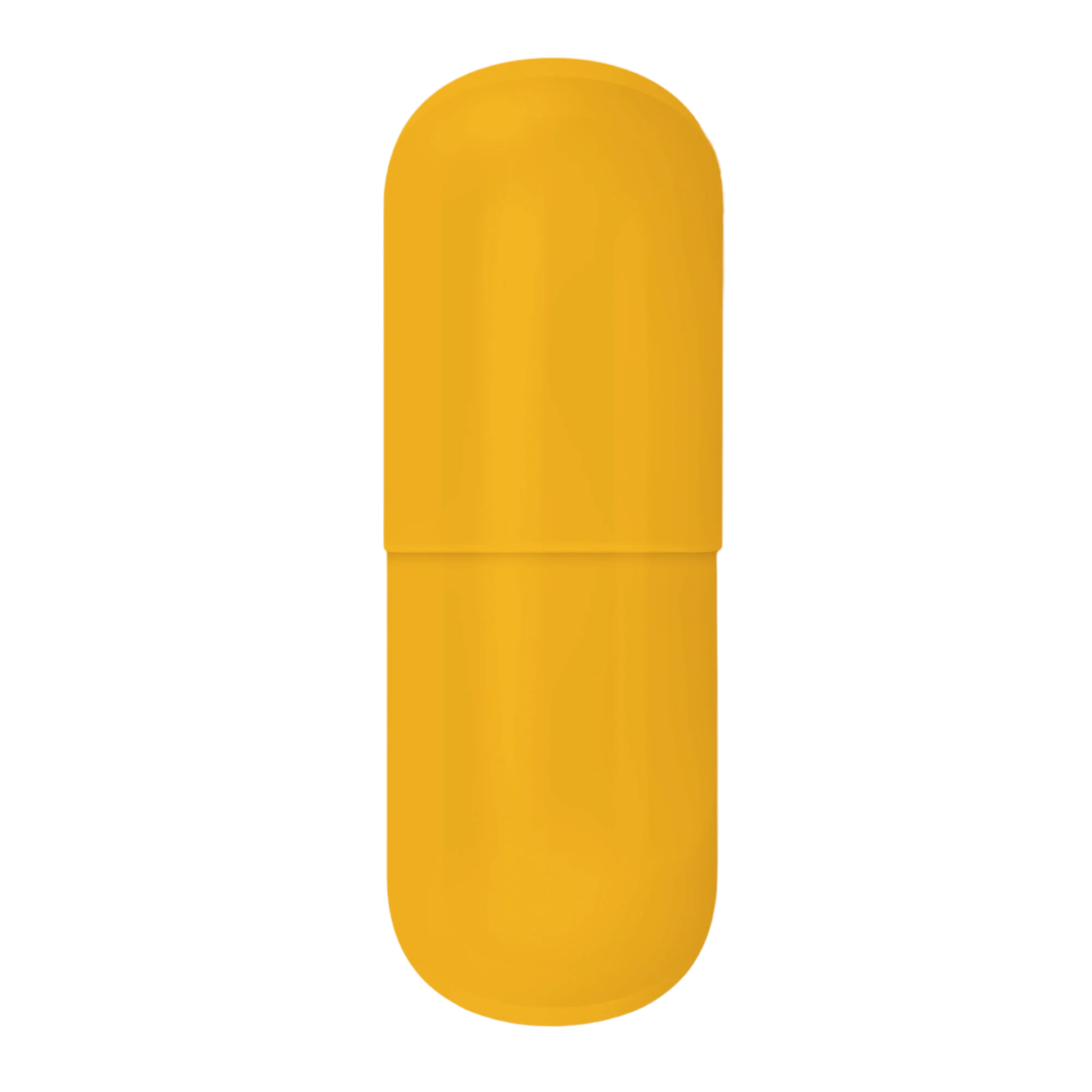 Gelatin Capsules, Size #0 (Yellow/Yellow)